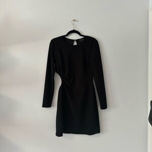 Dynamite Long Sleeve Black Dress